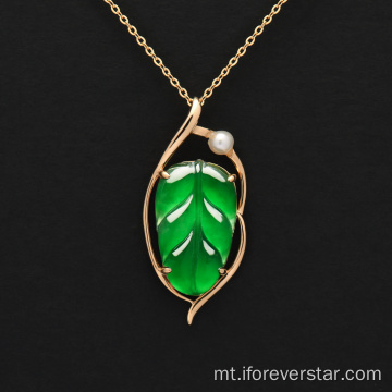 Ping an weraq naturali pendent emerald